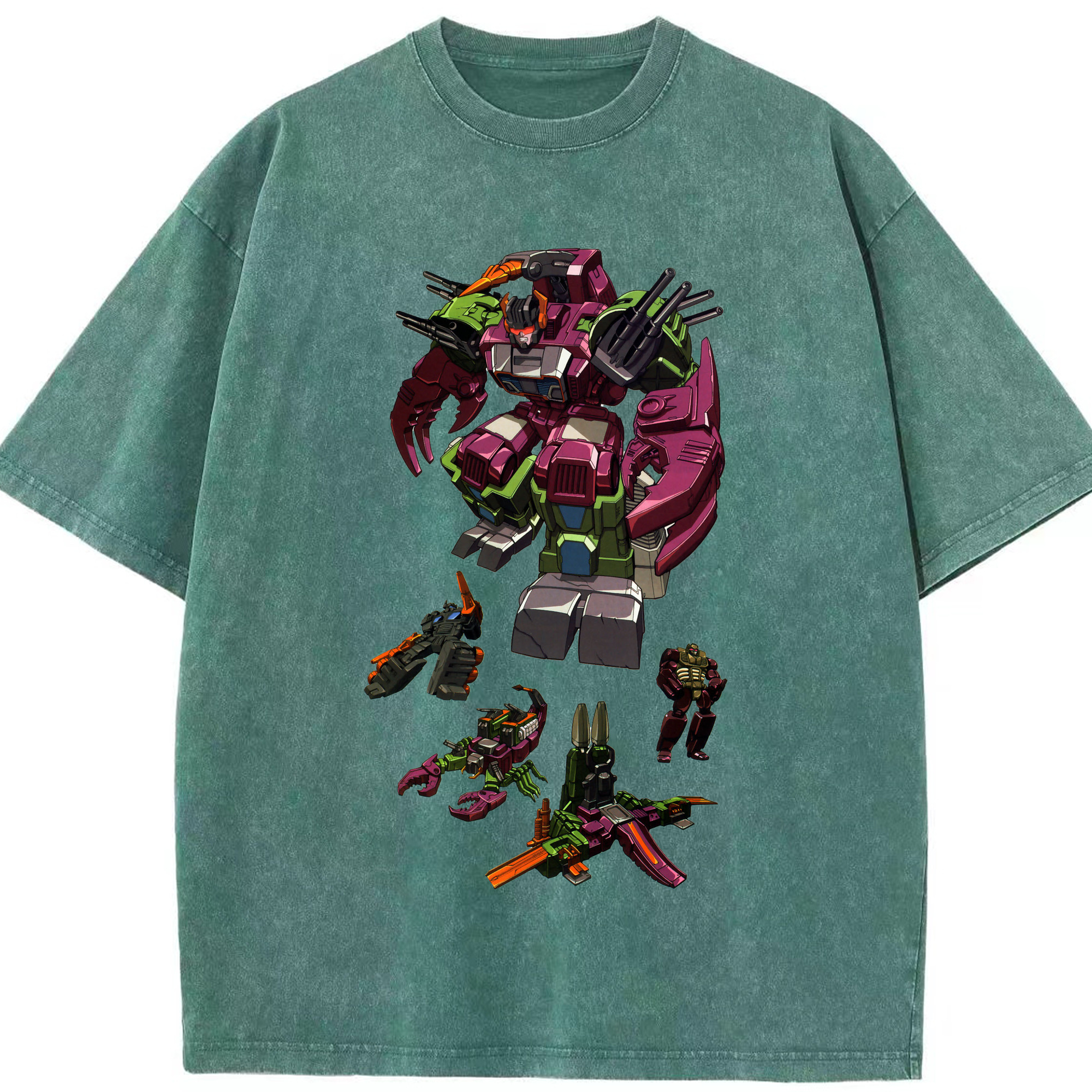 （画像用）  綿100% ヴィンテージ風 半袖Tシャツ（フロントプリント）